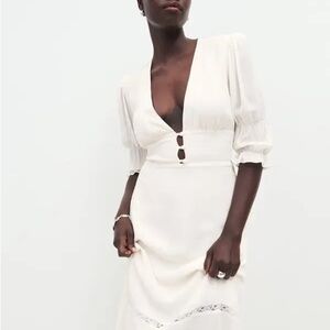Reformation Ginny Dress in White